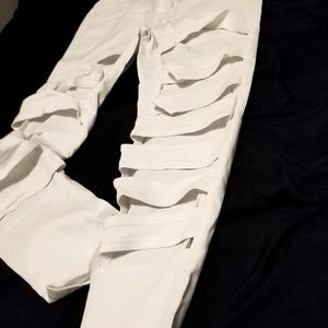 Cut out pants